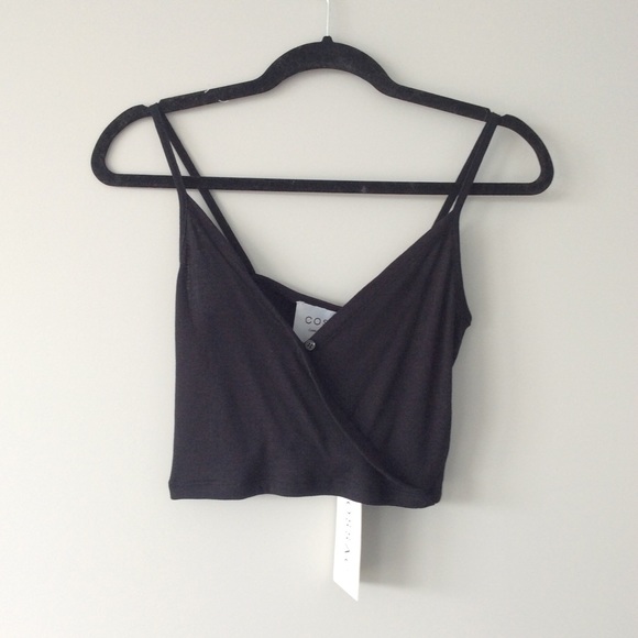 Cossac Tops - Cossac Black Crop Top Small